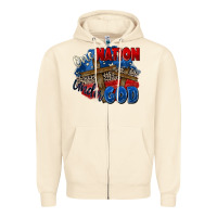 Sandshell one nation under god Zipper Hoodie - Zillion Design Studio