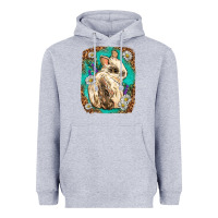 Heather Grey Western Rabbit Heavyweight Hoodie - Neo Western
