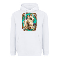 White Western Rabbit Heavyweight Hoodie - Neo Western