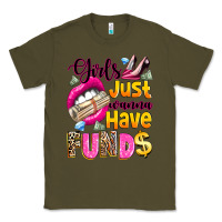 Army Green girls just wanna have  funds Classic Tee - texasbilliewilder