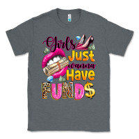 Charcoal Heather girls just wanna have  funds Classic Tee - texasbilliewilder