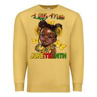 Antique Gold little miss juneteenth Premium Sweatshirt - HRA Design Shop