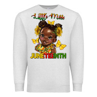 Oatmeal Heather little miss juneteenth Premium Sweatshirt - HRA Design Shop