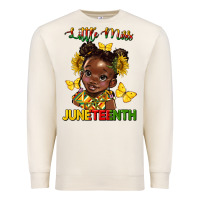 Sandshell little miss juneteenth Premium Sweatshirt - HRA Design Shop