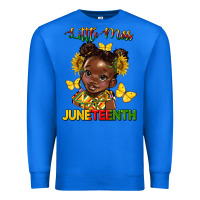 True Royal little miss juneteenth Premium Sweatshirt - HRA Design Shop