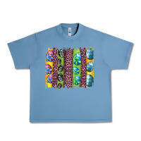 Pebble Blue easter eggs and leopard brushstrokes Urban Heavy Tee - Artiststas