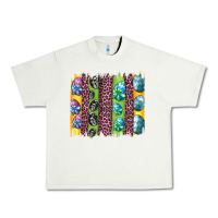 Pistachio easter eggs and leopard brushstrokes Urban Heavy Tee - Artiststas