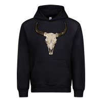 Black cow skul Urban Hoodie - MaliasSmallBusiness