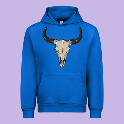 Cow Skul Urban Hoodie Designed By Maliassmallbusiness