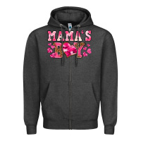 Charcoal Heather valentines day mamas boy Zipper Hoodie - texasbilliewilder