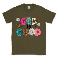 Army Green god is good Classic Tee - texasbilliewilder