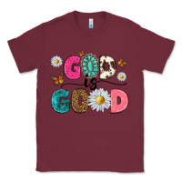 Burgundy god is good Classic Tee - texasbilliewilder