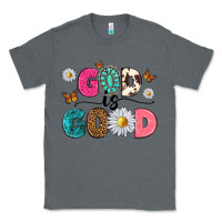 Charcoal Heather god is good Classic Tee - texasbilliewilder