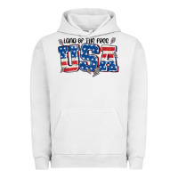 Pigment Lunar Rock land of the free usa Urban Hoodie - MaliasSmallBusiness