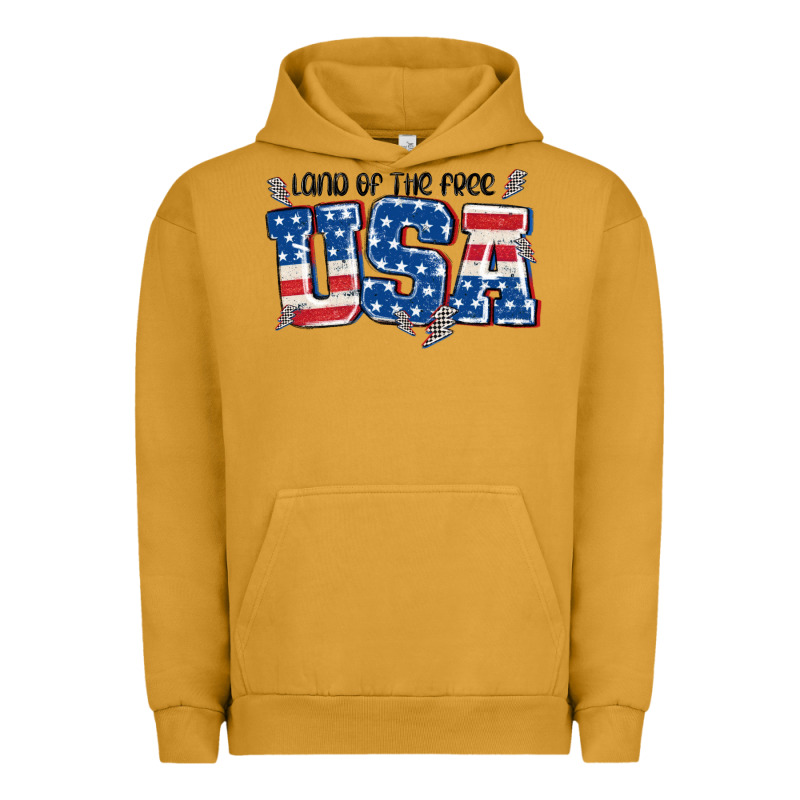 Land Of The Free Usa Urban Hoodie by MaliasSmallBusiness | Teevron