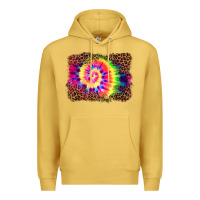 Antique Gold tie die background Premium Hoodie - BarkalooDesign