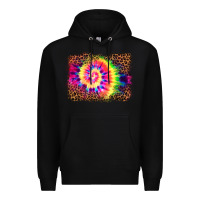 Black tie die background Premium Hoodie - BarkalooDesign