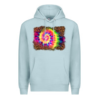Blue Mist tie die background Premium Hoodie - BarkalooDesign