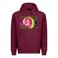 Burgundy tie die background Premium Hoodie - BarkalooDesign