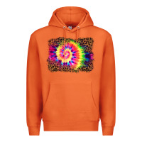 Carrot tie die background Premium Hoodie - BarkalooDesign