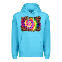 Ocean Blue tie die background Premium Hoodie - BarkalooDesign
