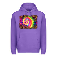 Purple tie die background Premium Hoodie - BarkalooDesign