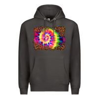 Smoke tie die background Premium Hoodie - BarkalooDesign