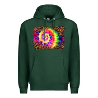 Sports Green tie die background Premium Hoodie - BarkalooDesign