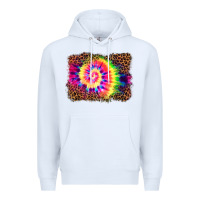 White tie die background Premium Hoodie - BarkalooDesign