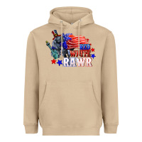 Mushroom Red white rawr 4th of july Heavyweight Hoodie - CowGirlArtShop