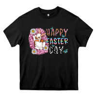 Black happy easter day Heavy Core Tee - CowhideDigitalArt