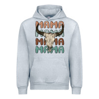 Heather Grey mama Urban Hoodie - MaliasSmallBusiness