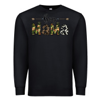 Black boy mama Premium Sweatshirt - CowhideDigitalArt
