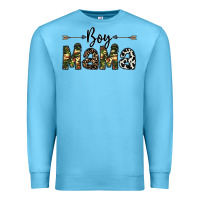 Ocean Blue boy mama Premium Sweatshirt - CowhideDigitalArt