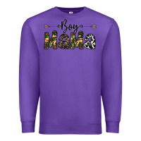 Purple boy mama Premium Sweatshirt - CowhideDigitalArt