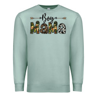 Seafoam boy mama Premium Sweatshirt - CowhideDigitalArt