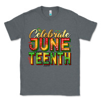 Charcoal Heather celebrate juneteenth Classic Tee - Zillion Design Studio