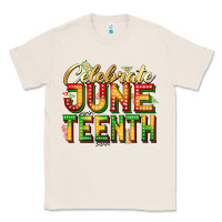 Natural celebrate juneteenth Classic Tee - Zillion Design Studio