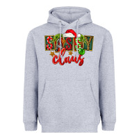 Heather Grey christmas sassy claus Heavyweight Hoodie - FaDigitalArtStudio