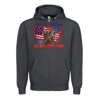 Home Of The Free Because Of The Brave Zipper Hoodie | Teevron