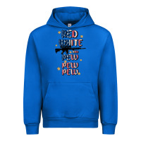 Cobalt red white and pew pew pew Urban Hoodie - MaliasSmallBusiness
