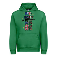 Emerald red white and pew pew pew Urban Hoodie - MaliasSmallBusiness
