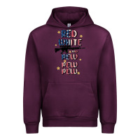 Mauve Wine red white and pew pew pew Urban Hoodie - MaliasSmallBusiness