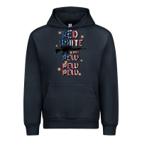Navy red white and pew pew pew Urban Hoodie - MaliasSmallBusiness