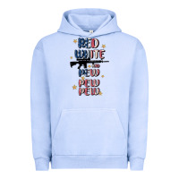 Pigment Grape Ice red white and pew pew pew Urban Hoodie - MaliasSmallBusiness