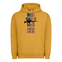 Pigment Peanut Butter red white and pew pew pew Urban Hoodie - MaliasSmallBusiness