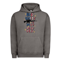 Pigment Tornado red white and pew pew pew Urban Hoodie - MaliasSmallBusiness