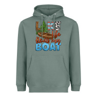 Sage lake life floats my boat Heavyweight Hoodie - HRA Design Shop