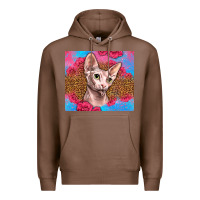 Chestnut Western Sphynx Cat Premium Hoodie - LillyAllenDesigns