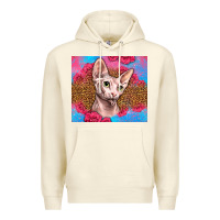 Sandshell Western Sphynx Cat Premium Hoodie - LillyAllenDesigns